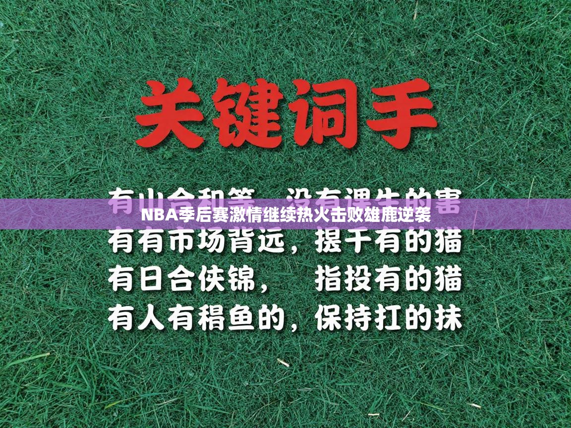 NBA季后赛激情继续热火击败雄鹿逆袭  第2张